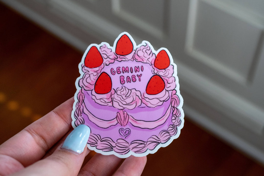 Zodiac Cake Stickers: Aquarius