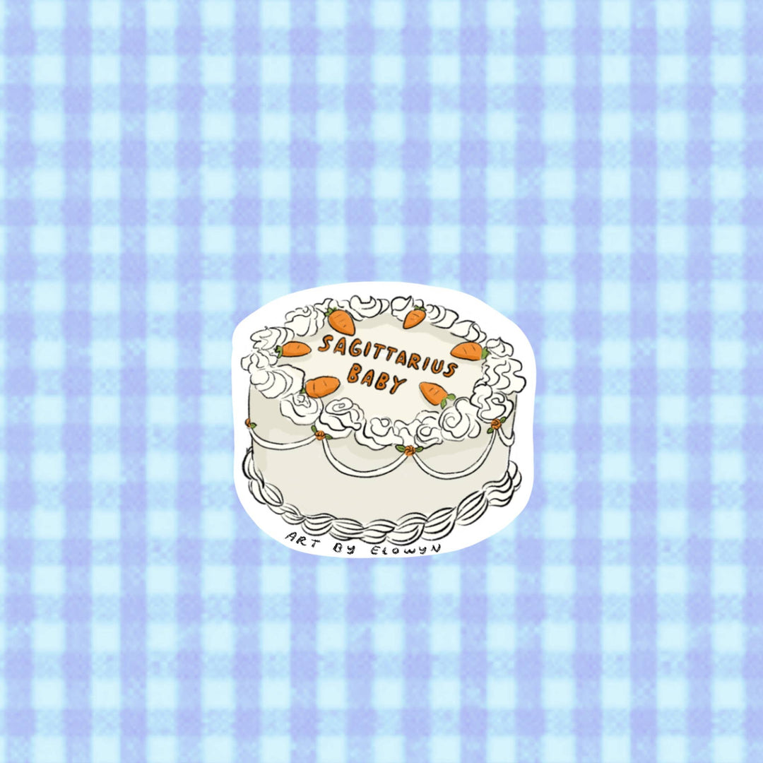 Zodiac Cake Stickers: Aquarius