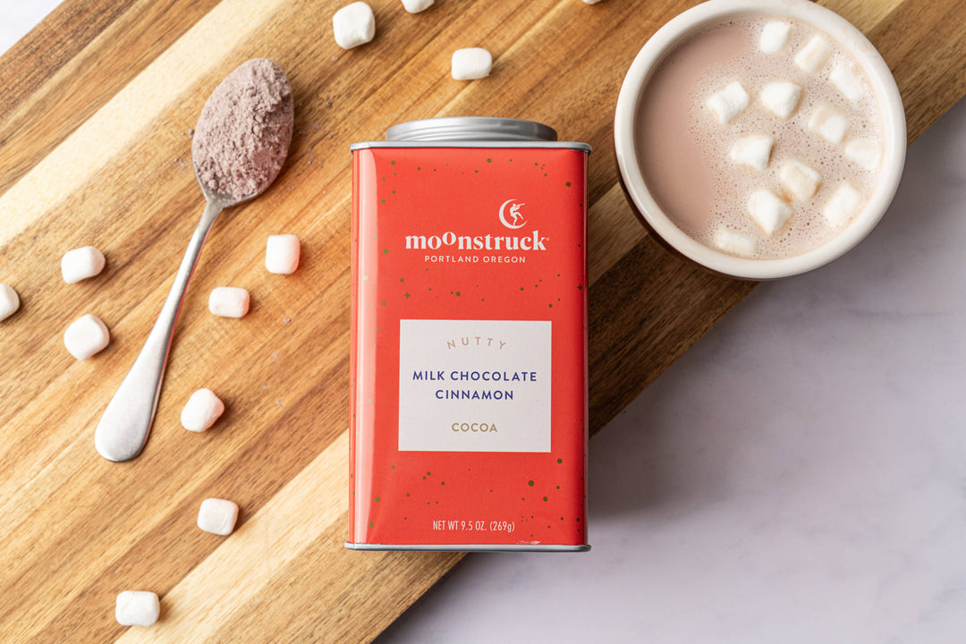 Nutty: Cinnamon Milk Chocolate Hot Cocoa Tin