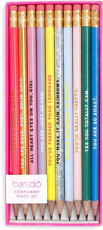 Compliment Pencil Set , Assorted Set of Ten