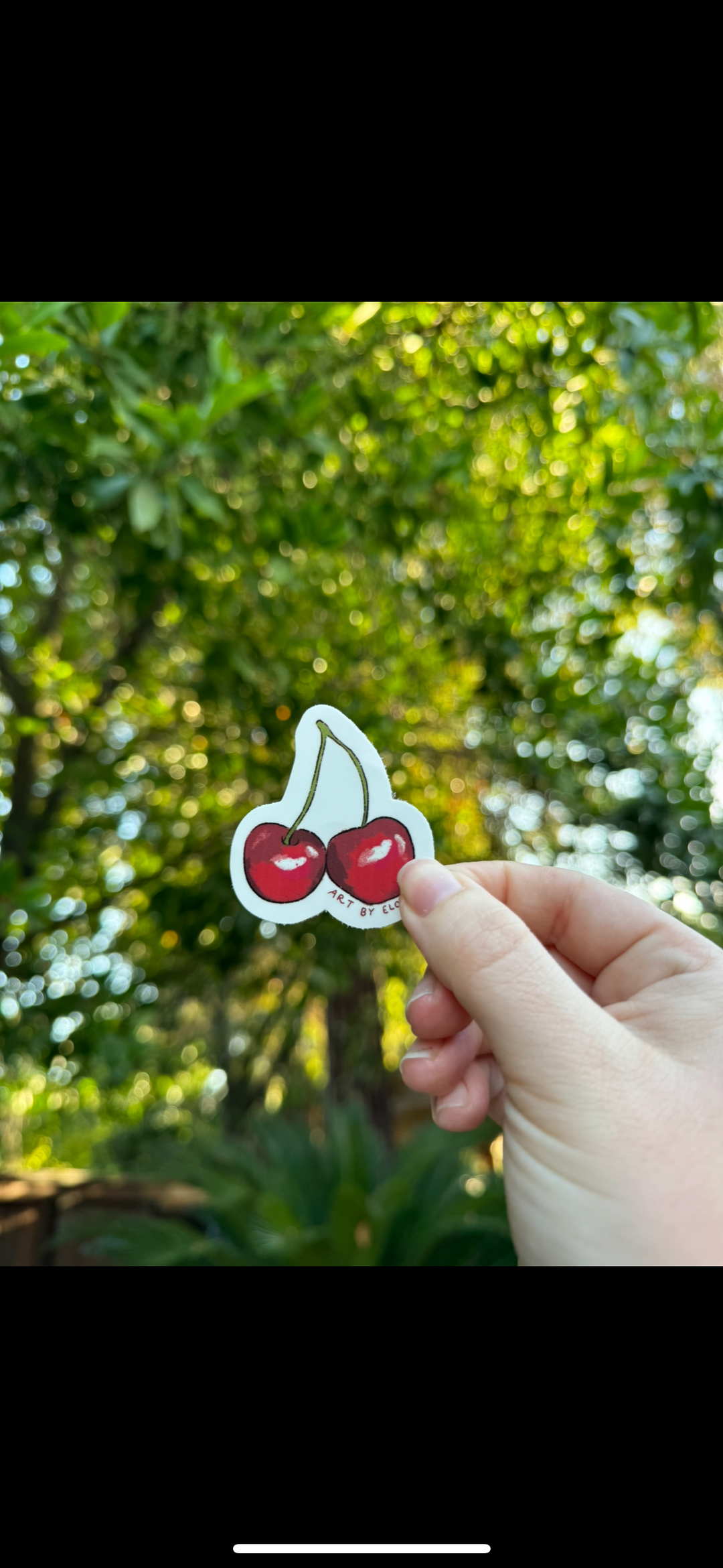 Mini Cherry Sticker