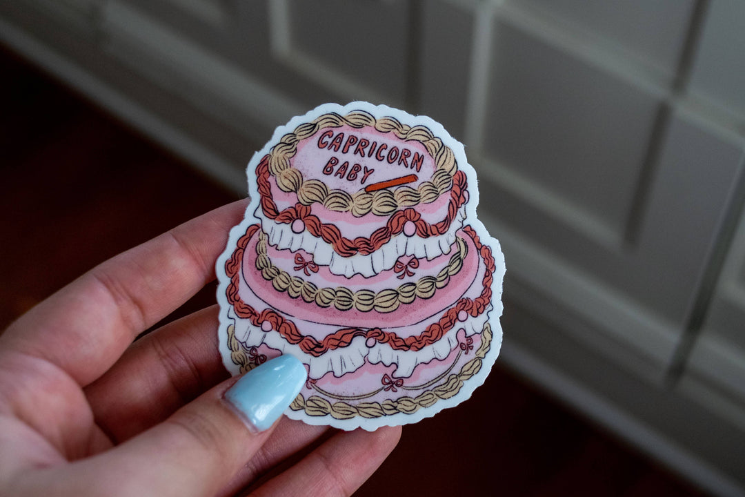 Zodiac Cake Stickers: Aquarius