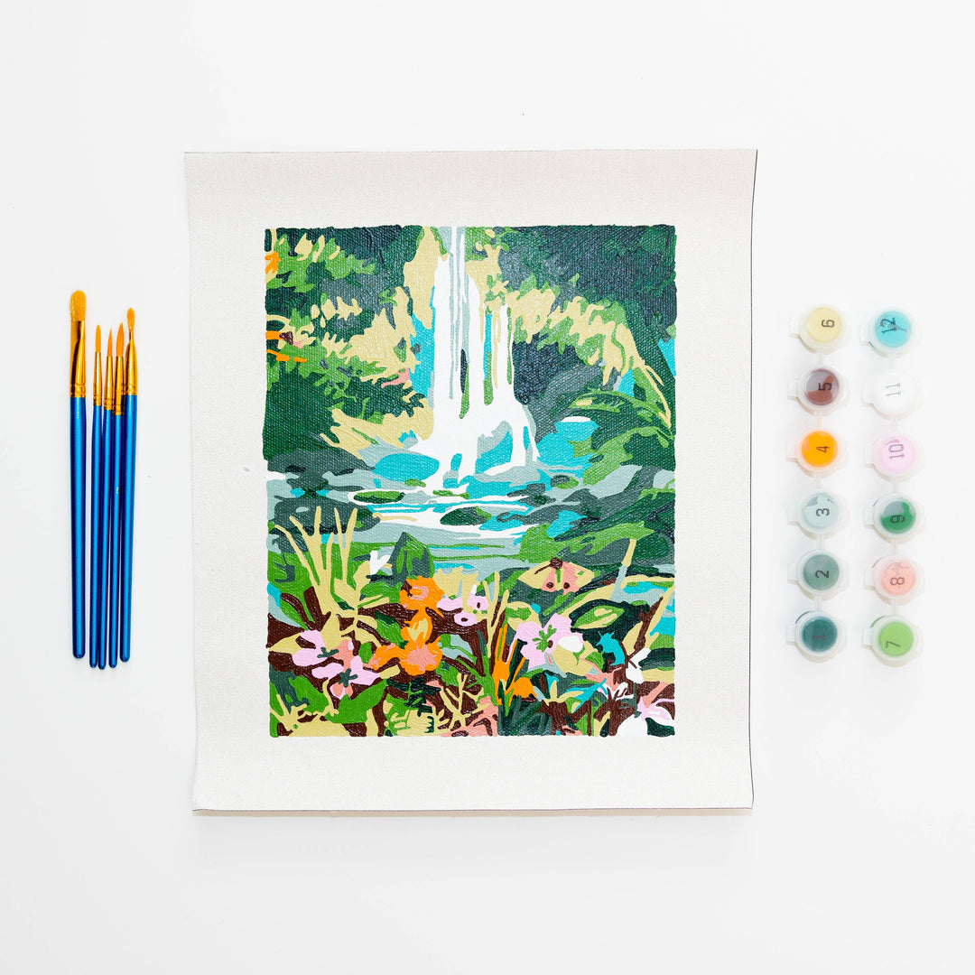 Chasing Waterfalls by Hebe Studio Paint by Numbers Unframed Mini