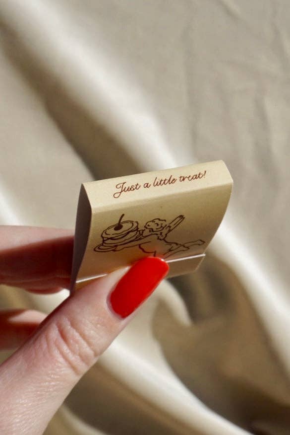 “Just A Little Treat!” Cupid Cake Matchbook