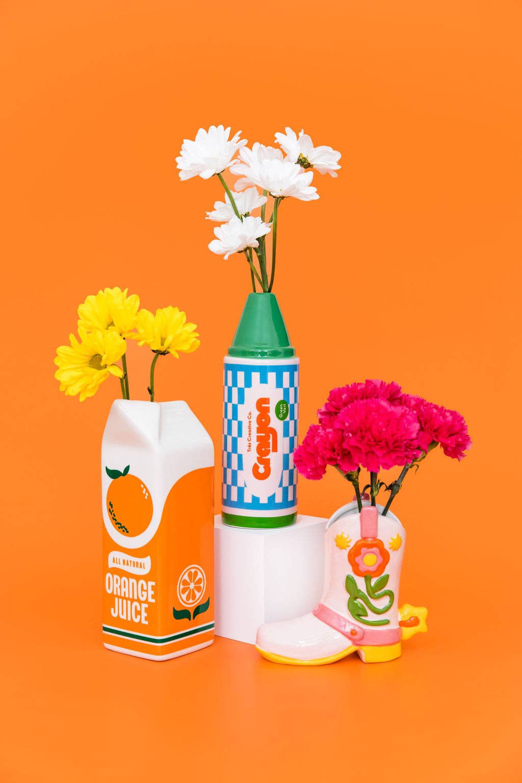 Orange Juice Rise and Shine Vase