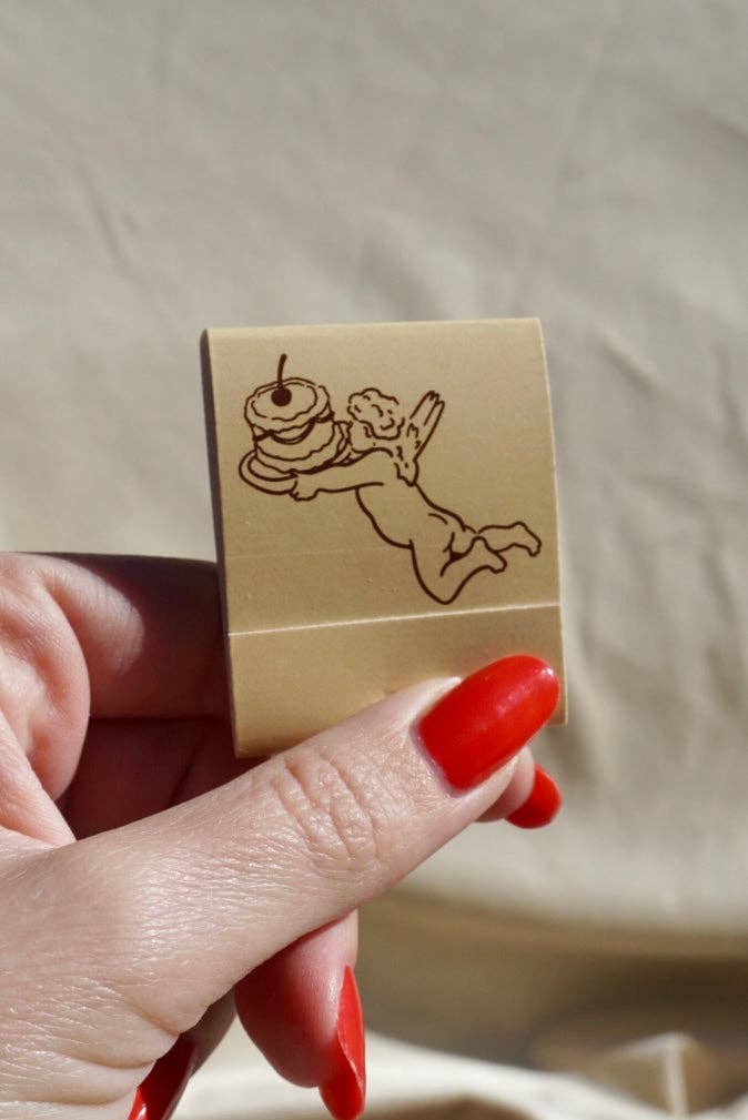 “Just A Little Treat!” Cupid Cake Matchbook