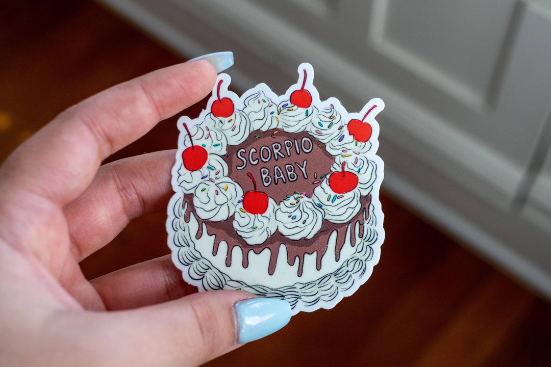 Zodiac Cake Stickers: Gemini