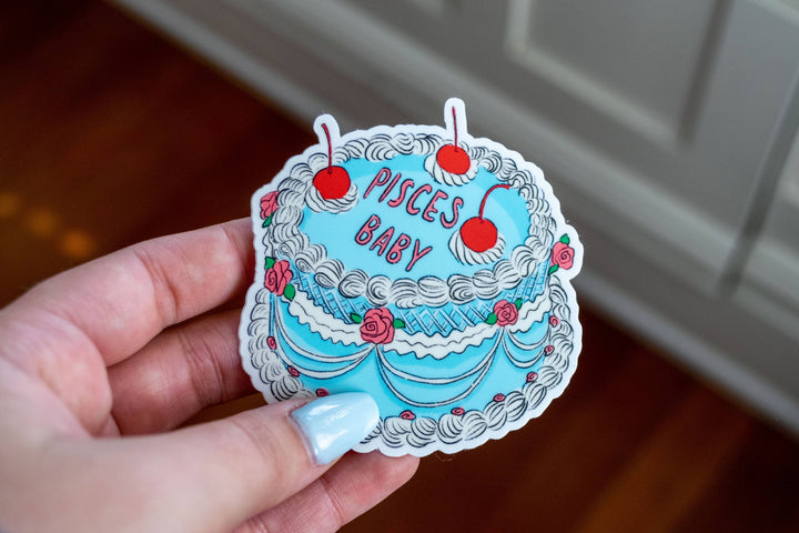 Zodiac Cake Stickers: Cancer