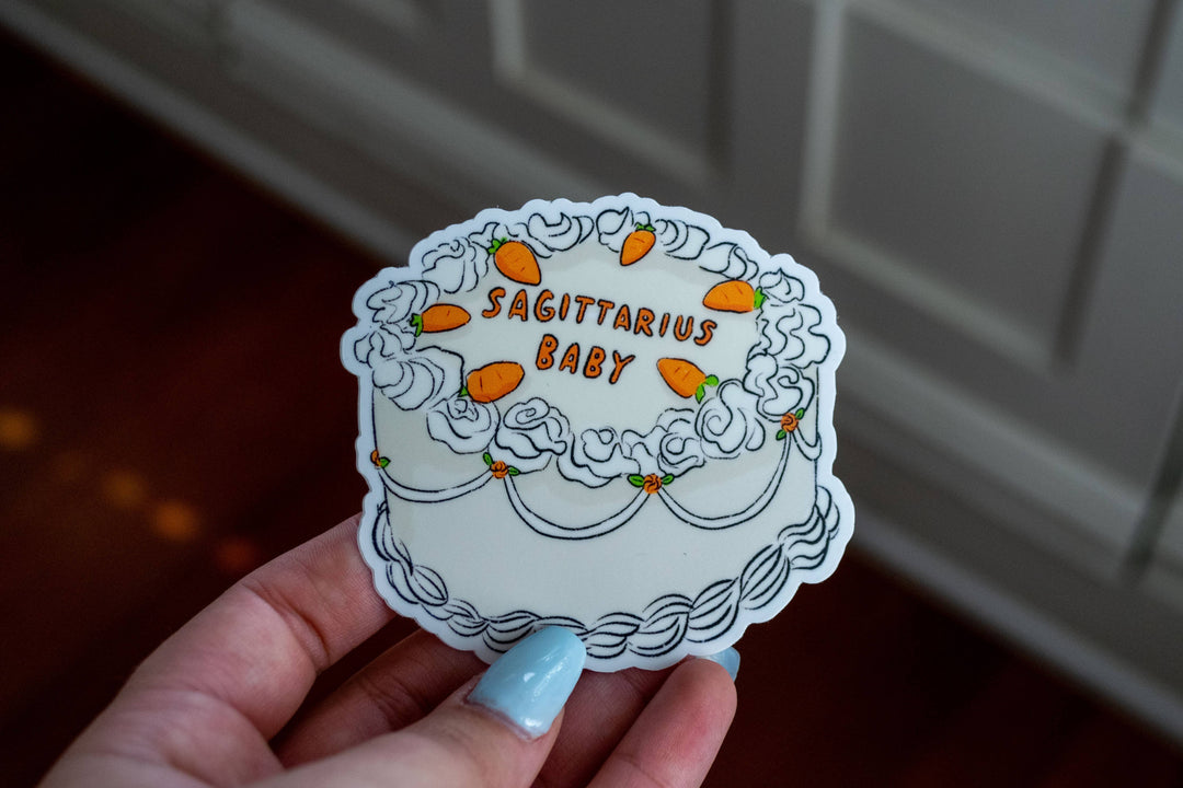 Zodiac Cake Stickers: Aquarius