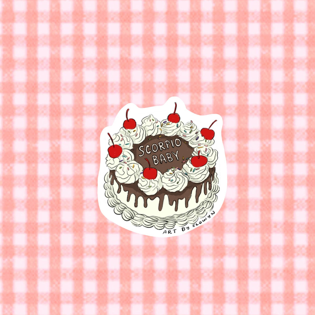 Zodiac Cake Stickers: Aquarius