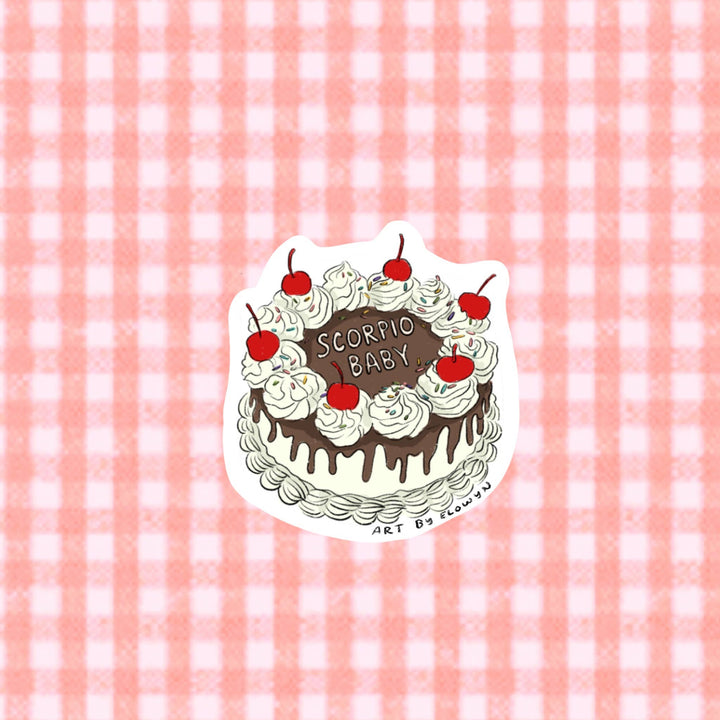 Zodiac Cake Stickers: Gemini