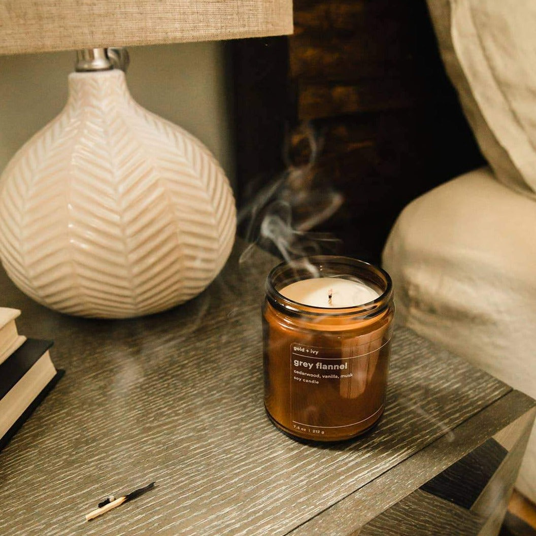 Grey Flannel Candle